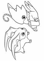 immagini da colorare DIGIMON