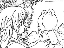 immagine da colorare STRAWBERRY PANIC