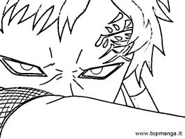 immagine da colorare di naruto