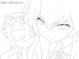 immagine da colorare toradora