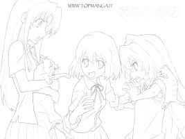 immagine da colorare toradora