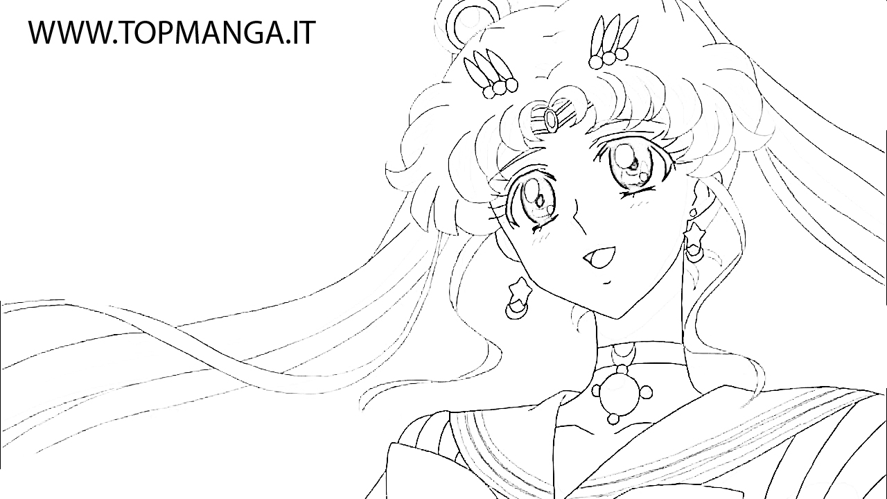 Immagini Da Colorare Di Sailor Moon Topmanga Anime E Manga